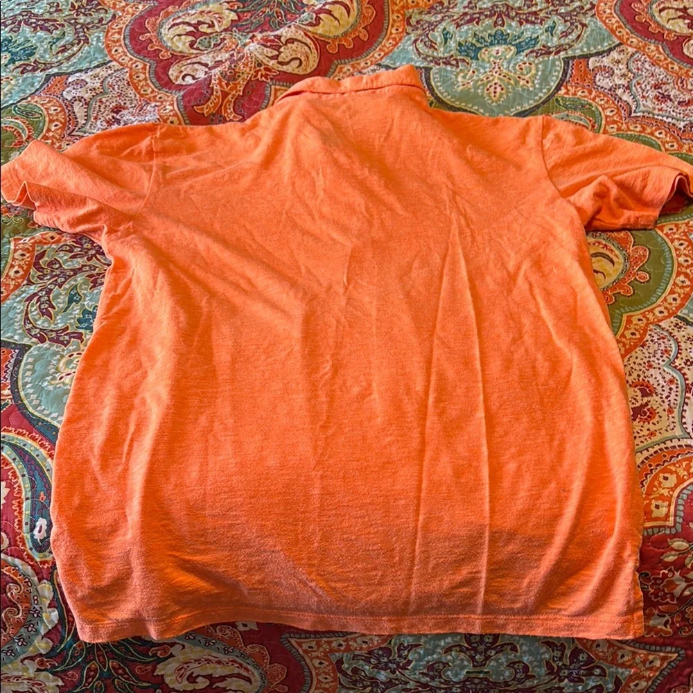 Vibrant Orange Polo Shirt - Picture 3 of 3